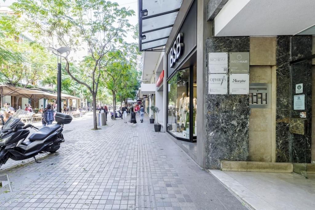 Apartmán Ag.Sofias Pedestrian Area Luxury Ap. & Big Balcony Soluň Exteriér fotografie